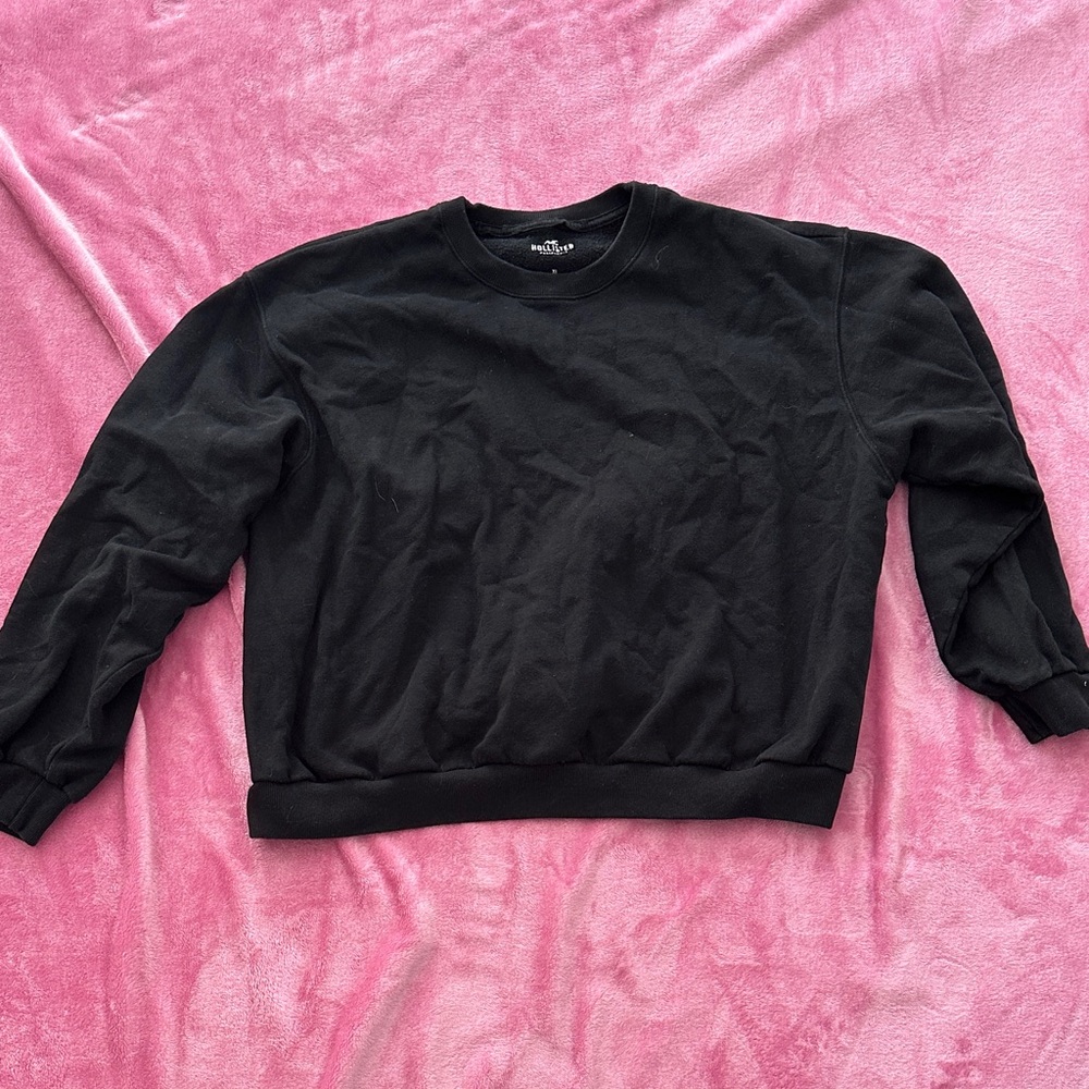 Hollister Black Fleece Crewneck
